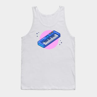 Keyboard Piano Music Tank Top